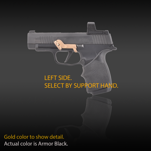 P365 with Grip Control, folding thumb rest, grip for pistols