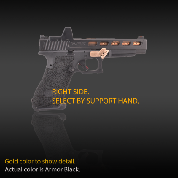 GL4 with Grip Control, folding thumb rest, grip for pistols