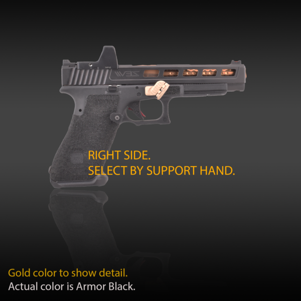 GL4 with Grip Control, folding thumb rest, grip for pistols