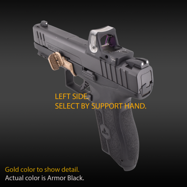 MSD with Grip Control, folding thumb rest, grip for pistols