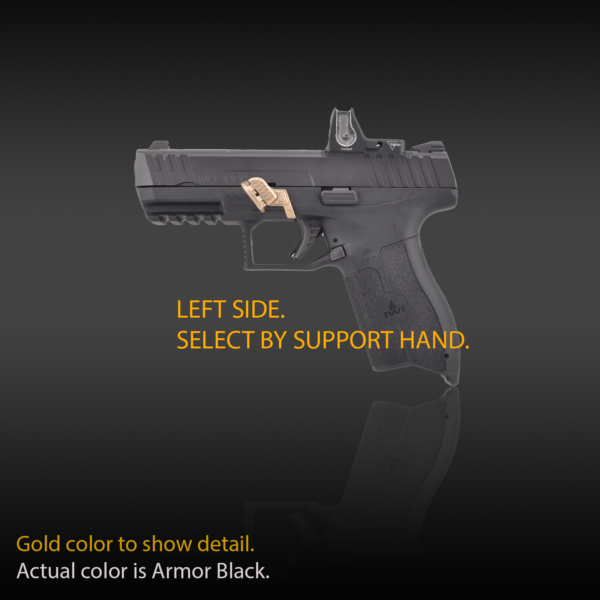 MSD with Grip Control, folding thumb rest, grip for pistols