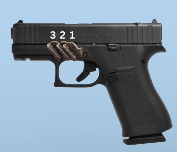 Grip Control thumb rest glock 43/48