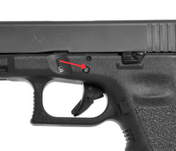 Glock folding thumb rest