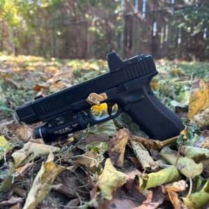 Glock folding thumb rest / similar to the gas pedal