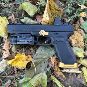 Glock folding thumb rest / similar to the gas pedal